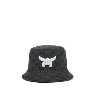 Mcm Jacquard Bucket Hat With Lauretos Monogram